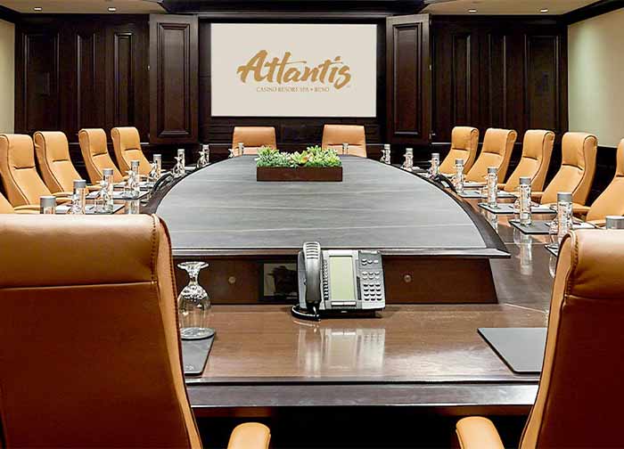 The executive boardroom at Atlantis Casino in Reno, Nevada.